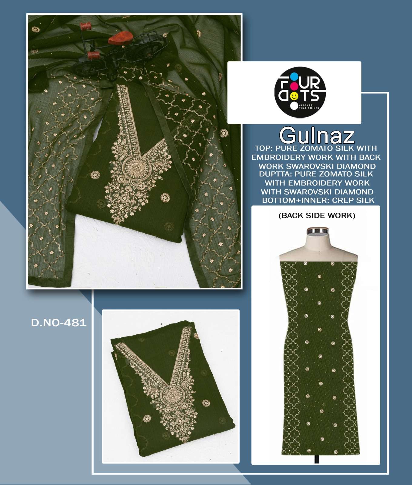 fourdots gulnaz  series designer pakistani salwar kameez wholesaler surat gujarat