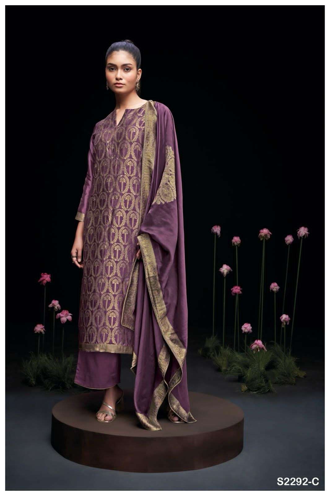 ganga ayaka 2292 colour series latest designer pakistani salwar kameez wholesaler surat gujarat
