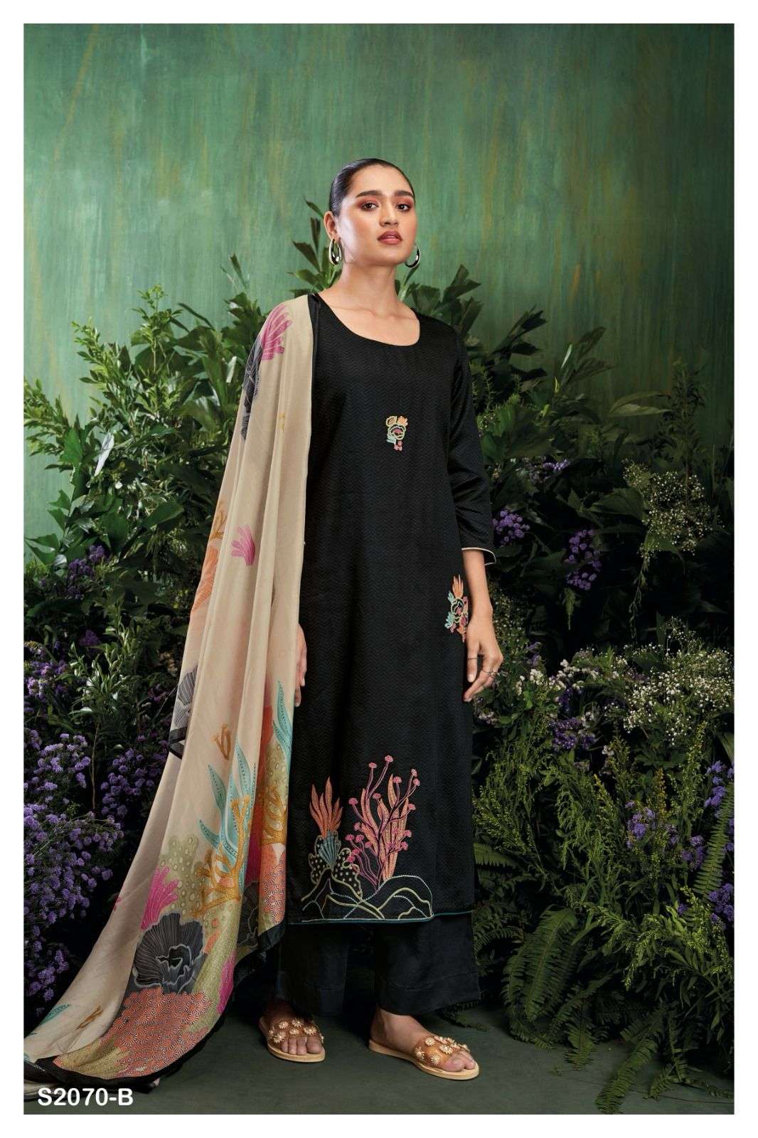 ganga coralie 2070 colour series designer wedding wear salwar kameez wholesaler surat gujarat