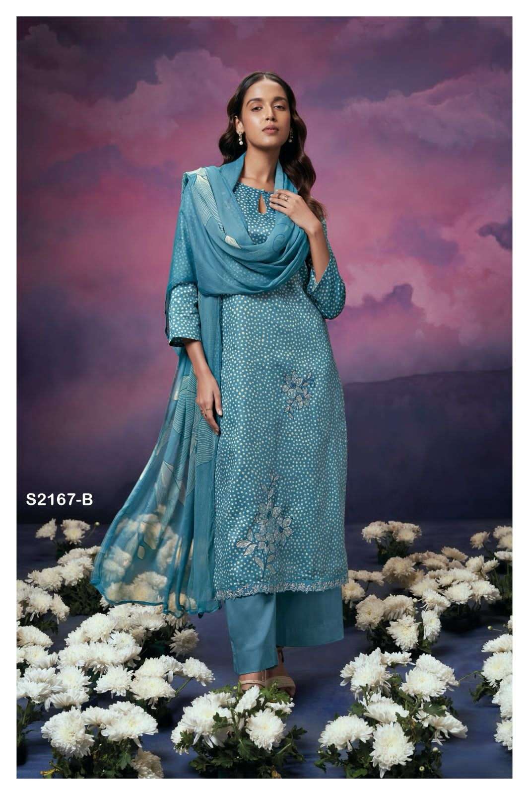 ganga elsie 2167 colour series designer  pakistani salwar kameez wholesaler surat gujarat