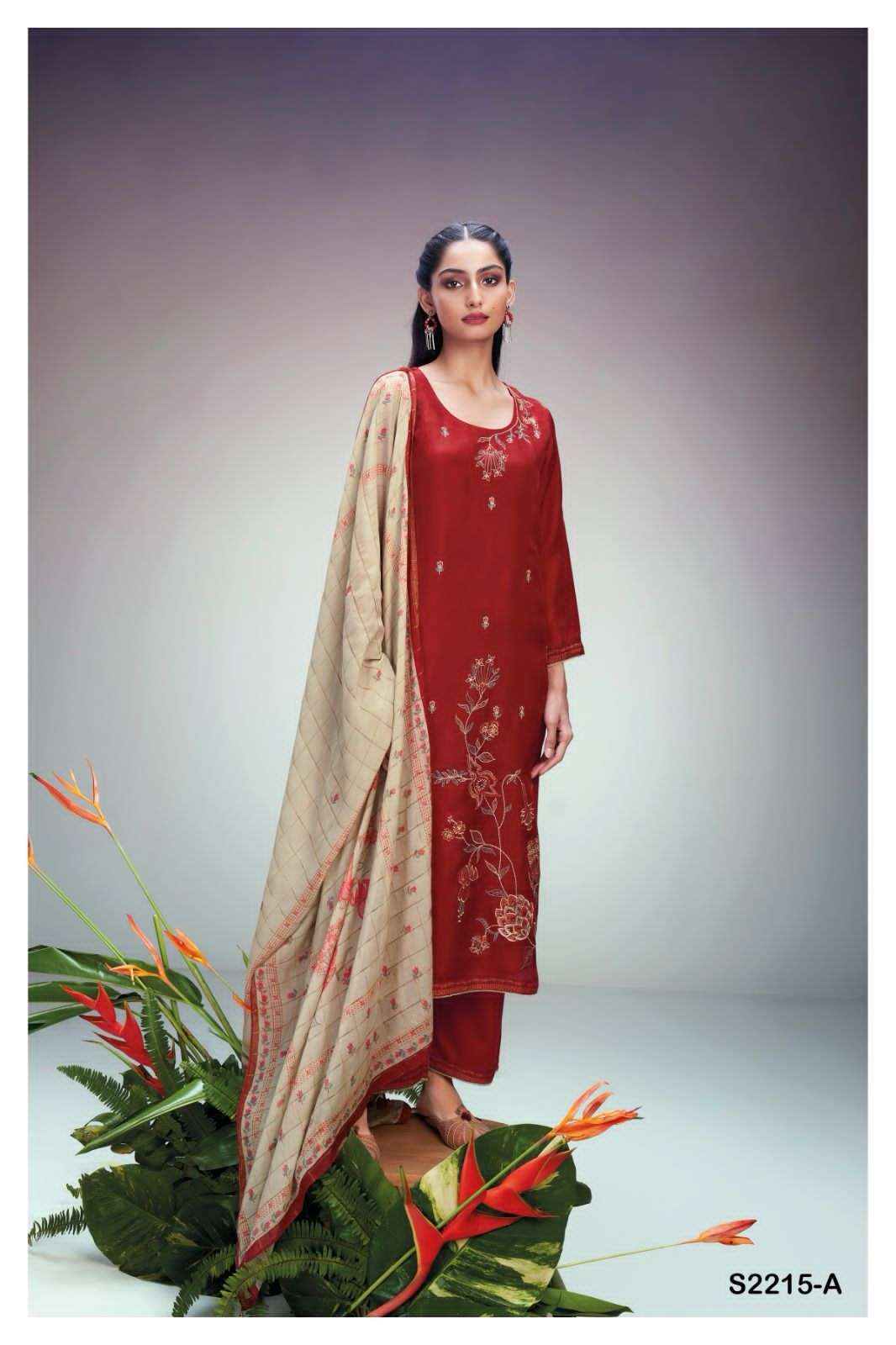 ganga genuli 2215 colour series latest designer pakistani salwar kameez wholesaler surat gujarat