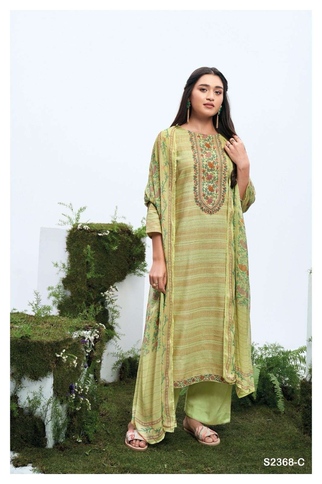 ganga melissa 2368 colour  series designer wedding wear salwar kameez wholesaler surat gujarat