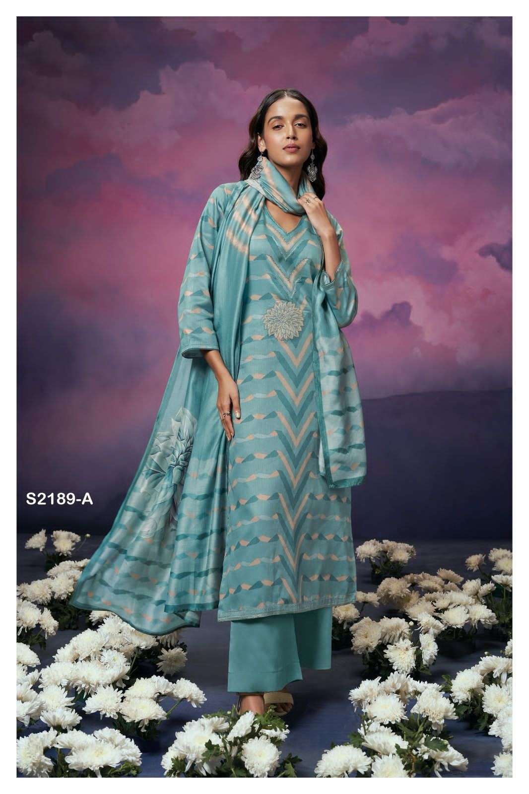 ganga nellie 2189 colour series latest designer pakistani salwar kameez wholesaler surat gujarat