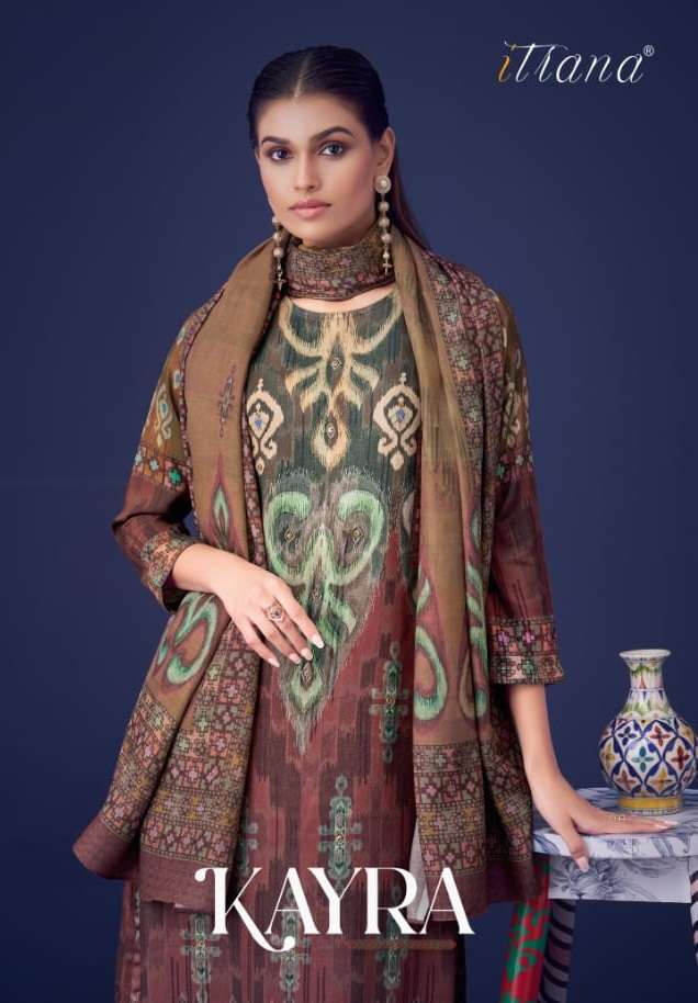 itrana kayra latest fancy designer partywear salwar kameez wholesaler surat gujarat