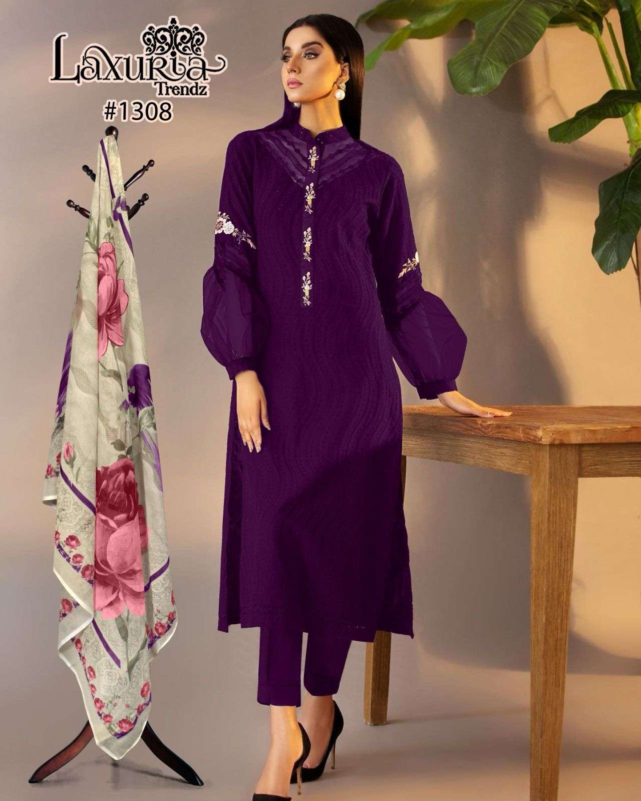 laxuria trendz 1308 colour series designer pakistani party wear ready to wear salwar kameez wholesaler surat