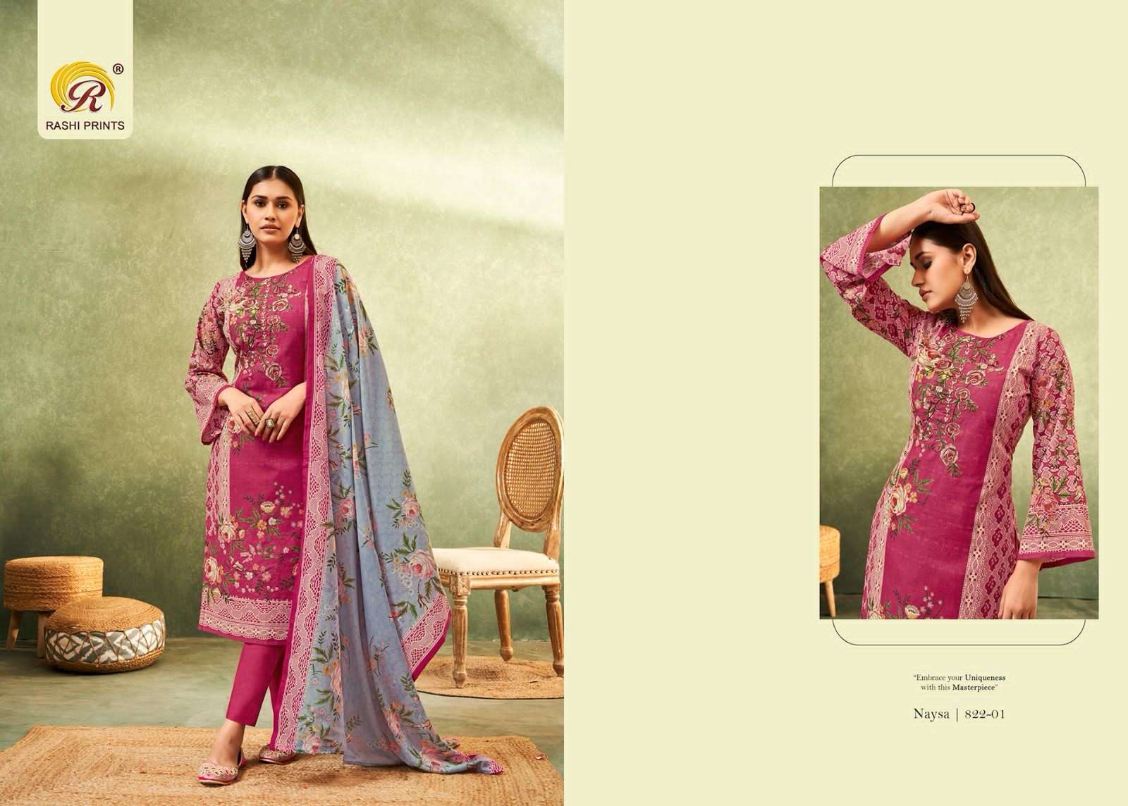 rashi prints naysa vol-22 series latest designer fancy salwar kameez wholesaler surat gujarat