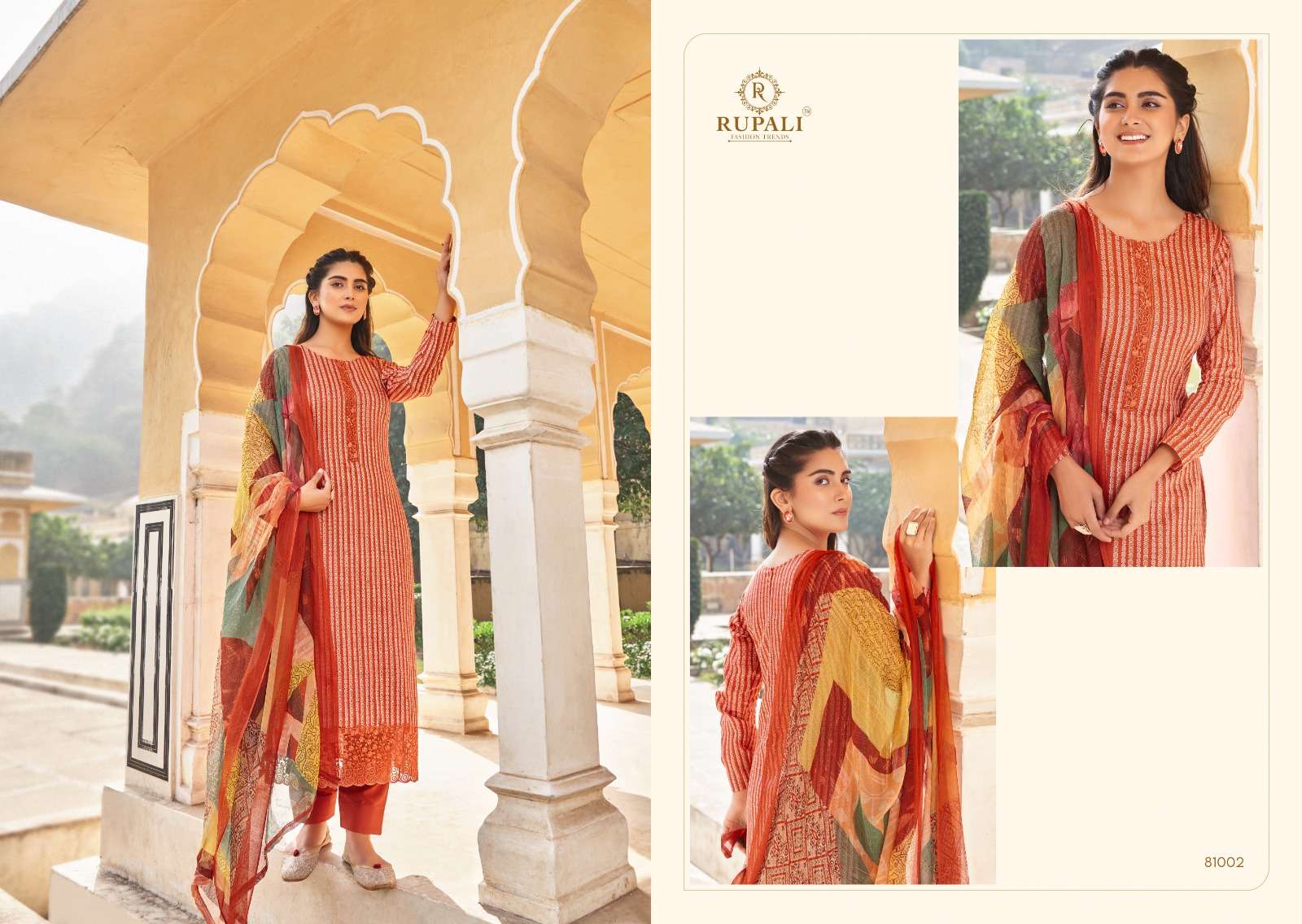 Rupali oreo vol-2 81001-81008 series jam satin designer salwar suits collection wholesale surat