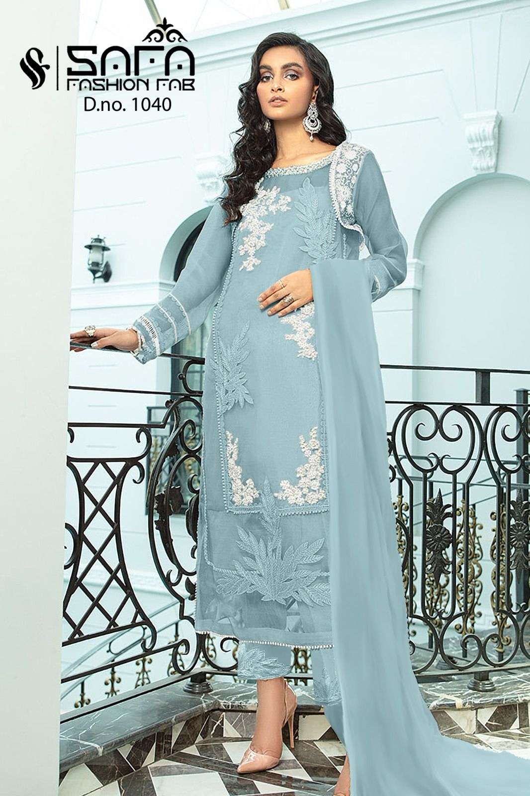 safa fashion hub 1140 colour fully stitched pakistani suit with embroidery work wholesaler surat gujarat