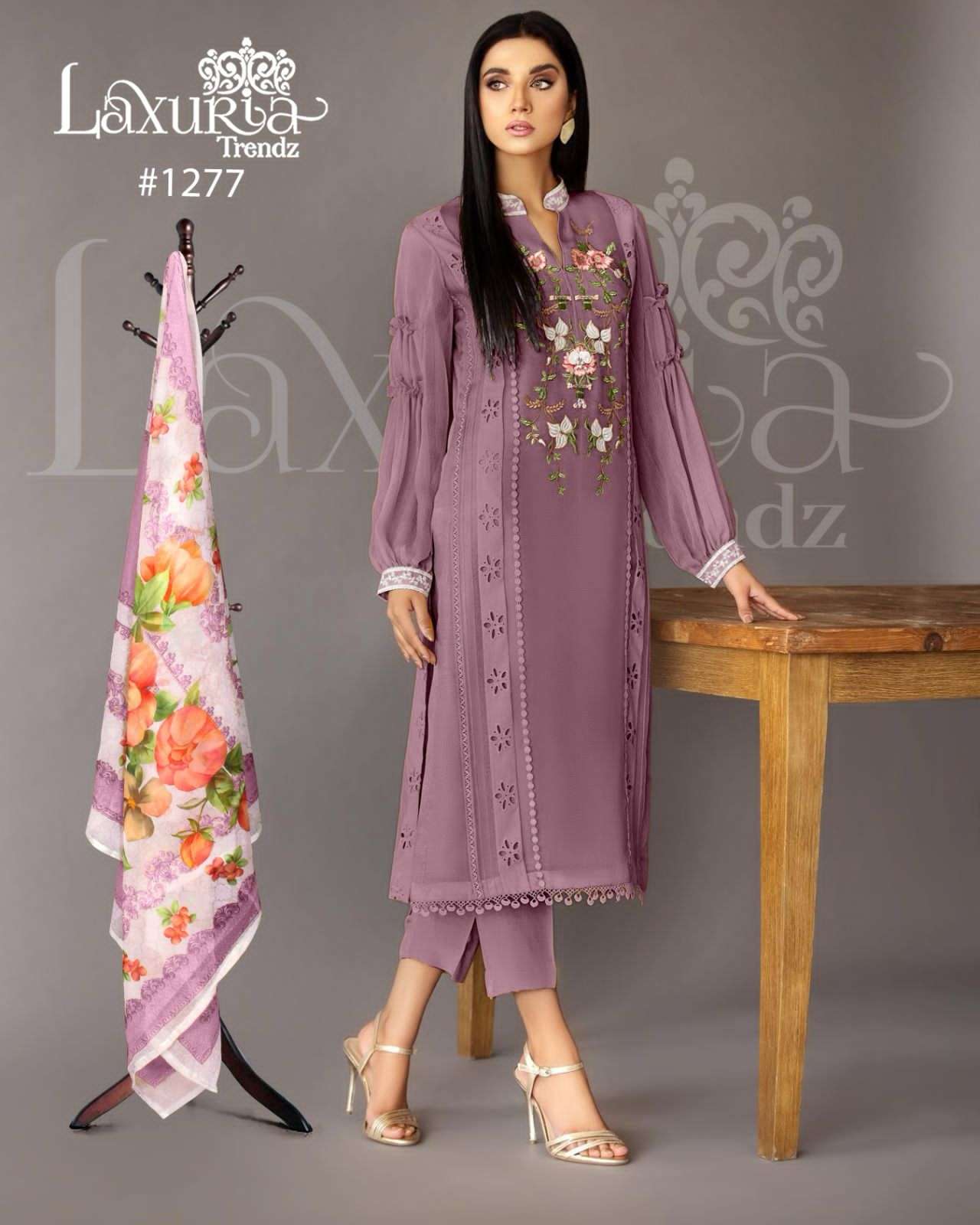 Safa fashion hub 1277 colours heavy georgette designer salwar suits collection at wholesale price