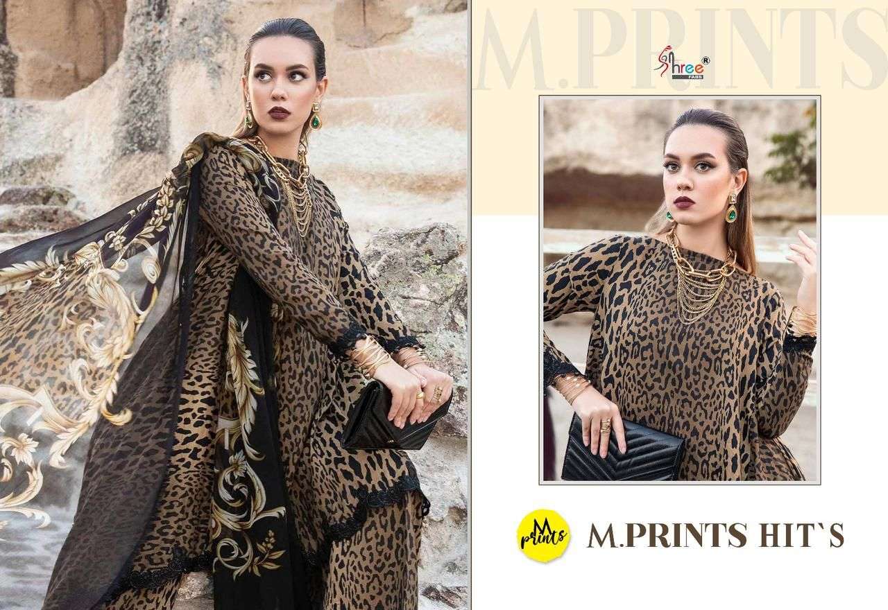 shree fabs m prints hits 3368-3369 series designer wedding wear pakistani suit wholesaler surat gujarat