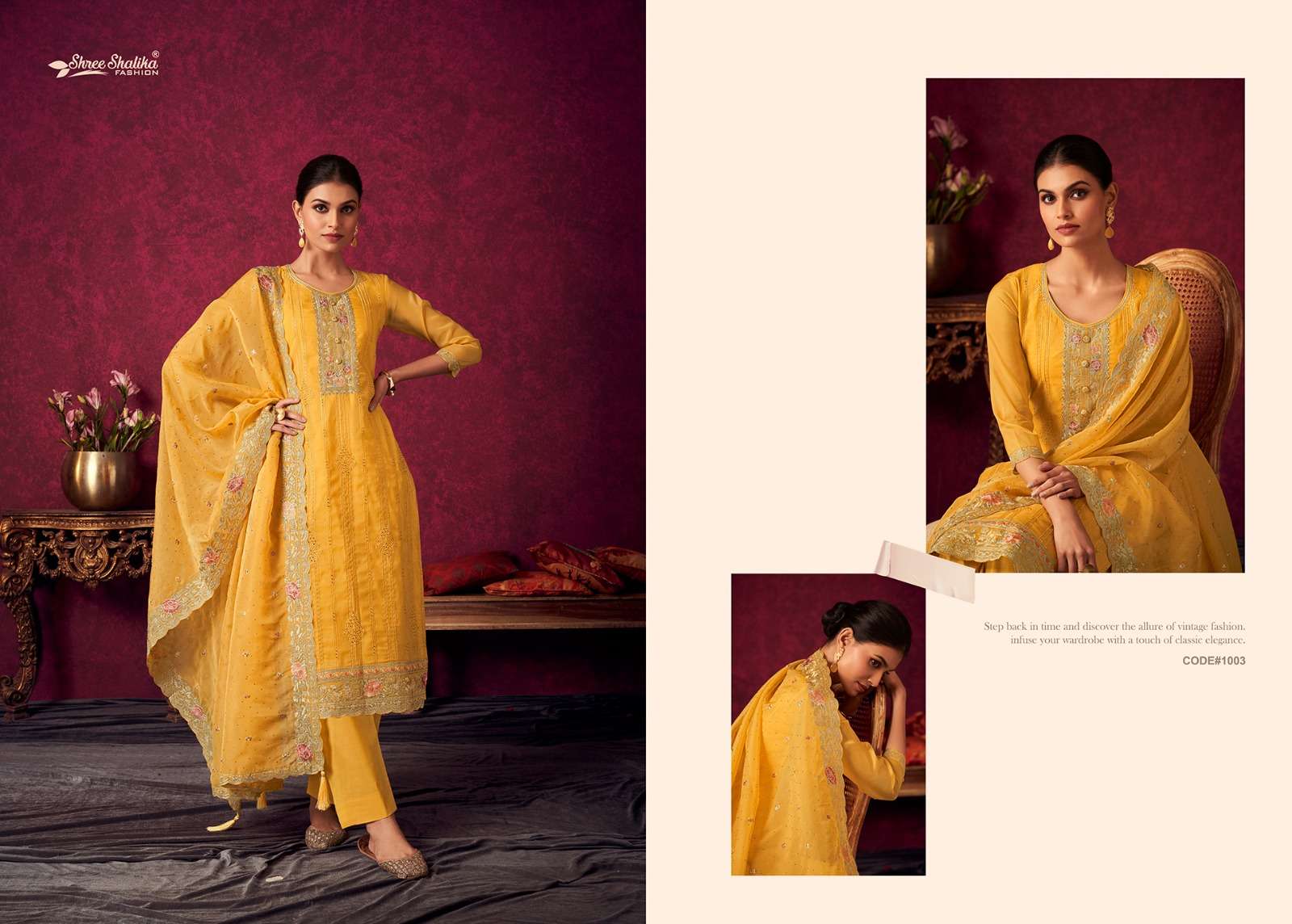shree shalika fashion insiya 1001-1006 series latest designer salwar kameez wholesaler surat
