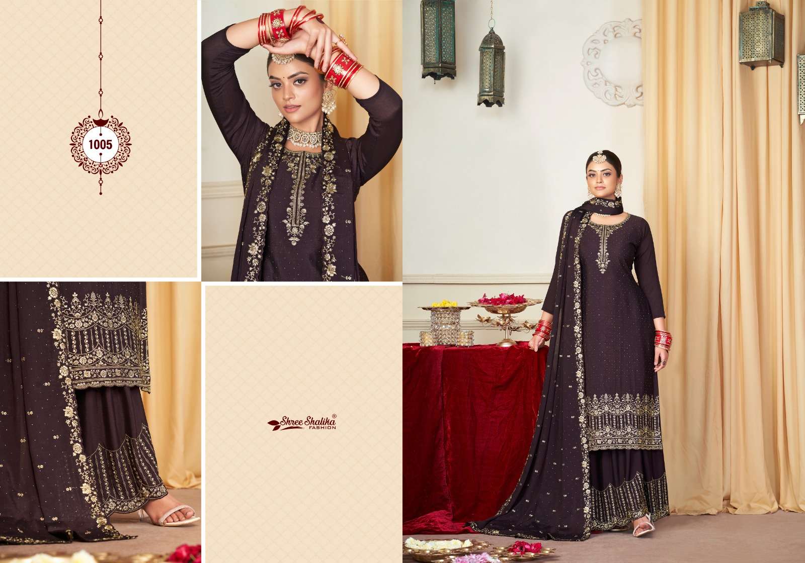 shree shalika fashion yaasmine 1001-1006 series latest designer salwar kameez wholesaler surat