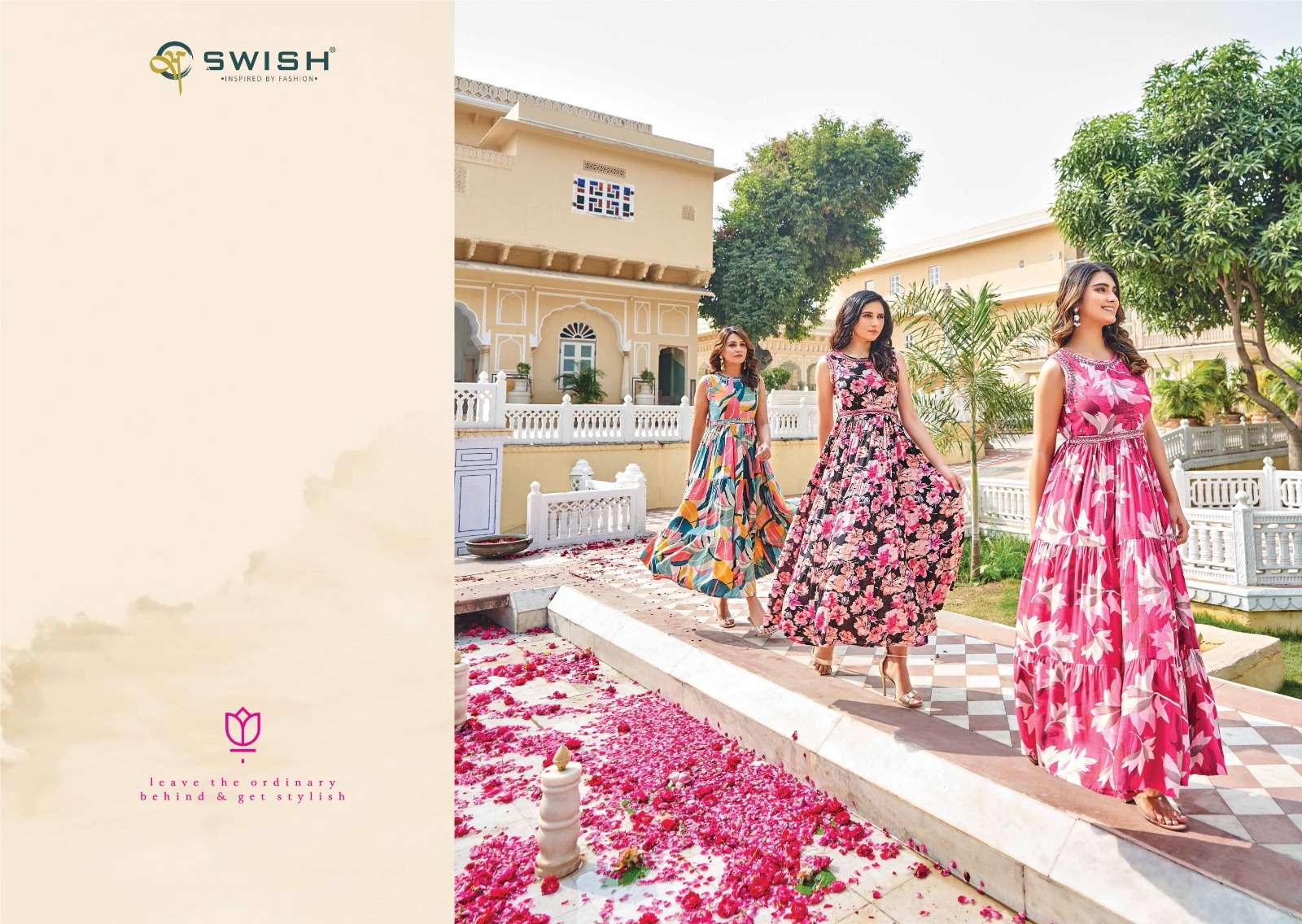swish berich vol-4 401-407 series design wedding wear designer kurti at wholesale price surat gujarat