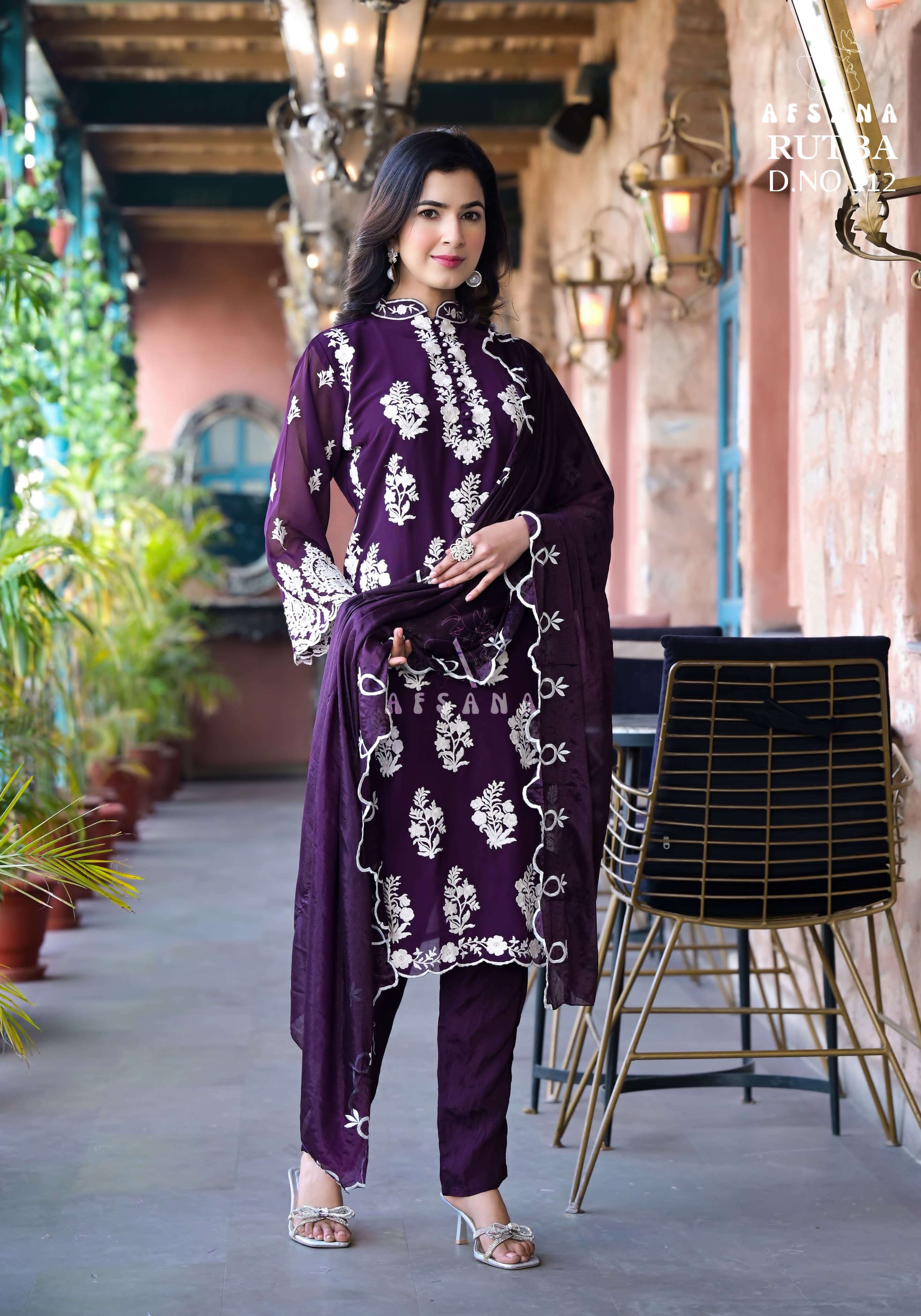 afsana rutba 112 colour series latest designer fancy readymade designer salwar kameez wholesaler at india surat gujarat 