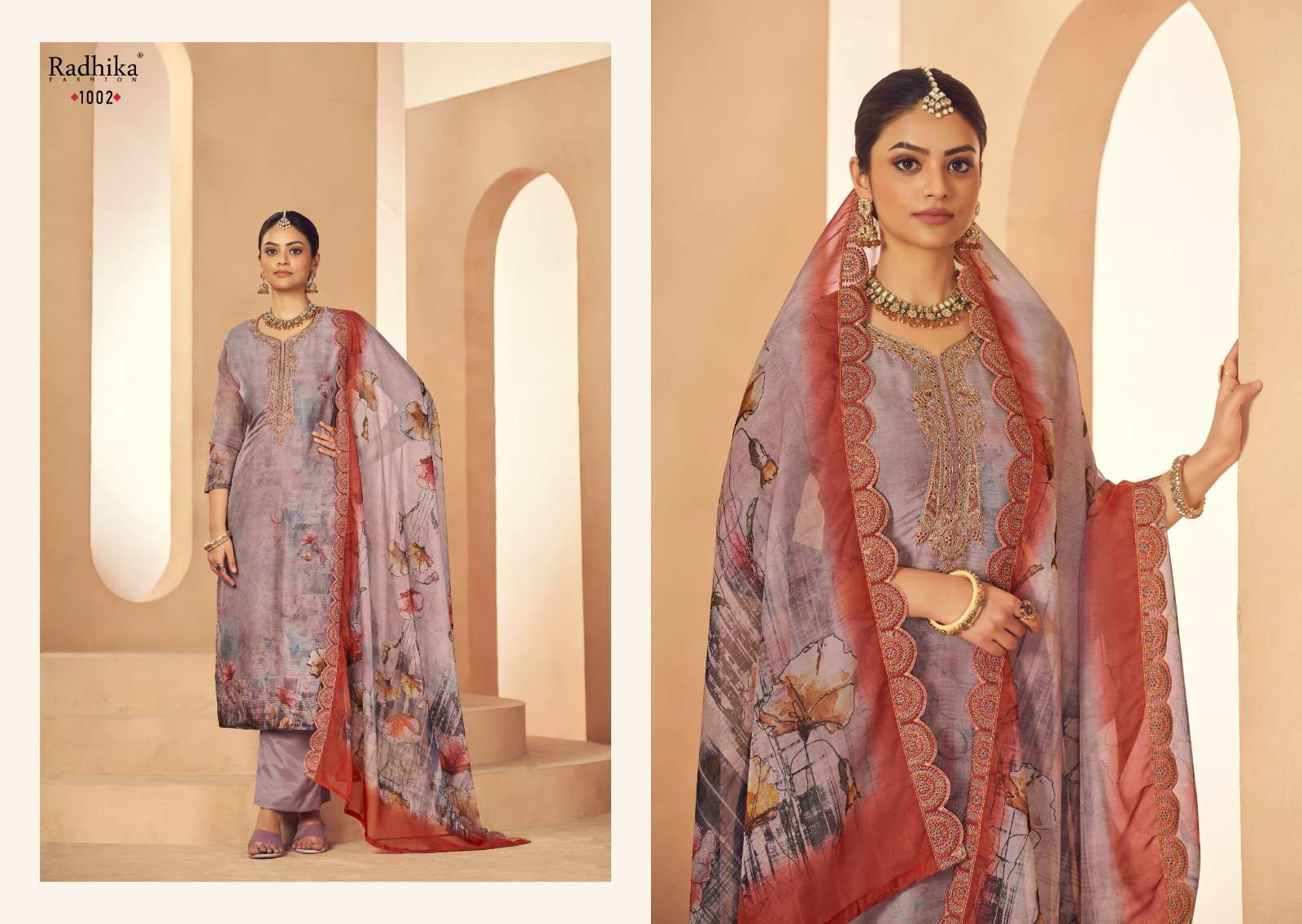 azara shezlin 1001-1004 series designer party wear pakistani salwar suit wholesaler surat