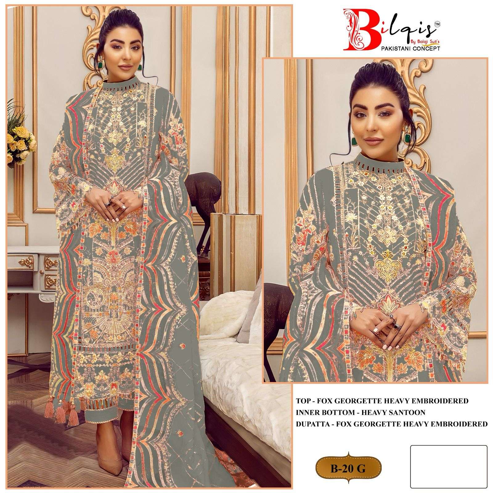 bilqis b-20a to d series designer wedding pakistani salwar kameez at wholesaler price surat gujarat