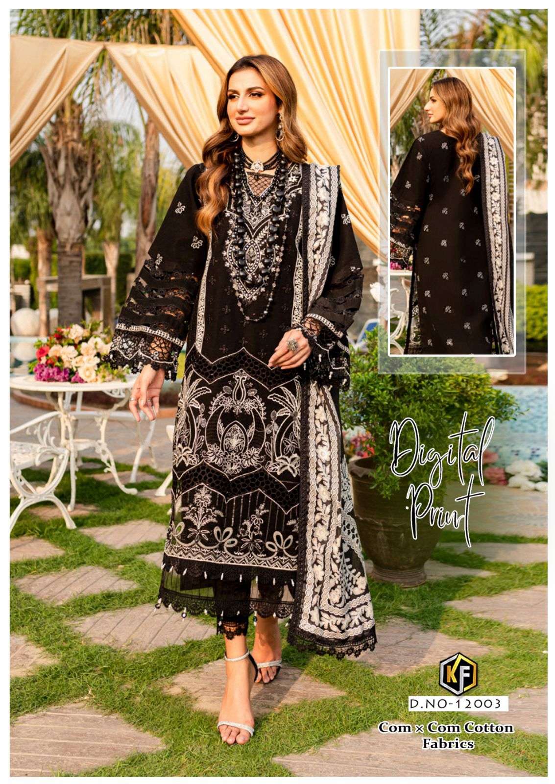 keval fab sobia najir-12 12001-12006 series designer pakistani salwar suits collection at wholesale price