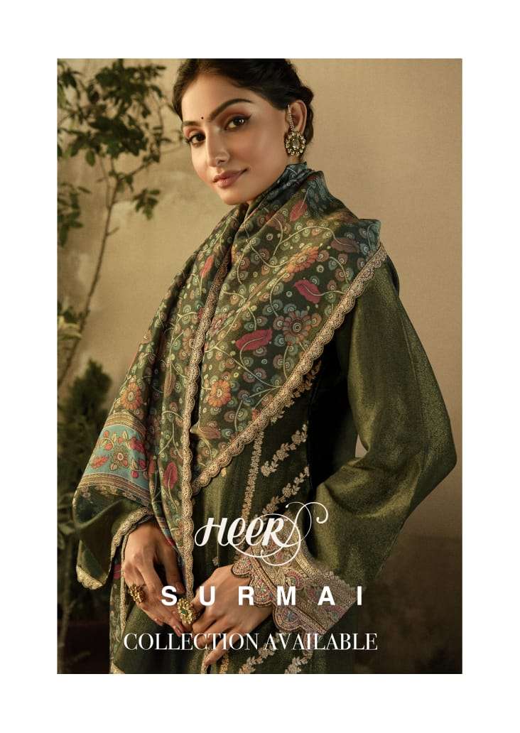 kimora heer surmai 9241-9246 series designer pakistani salwar kameez for weddings wholesaler surat