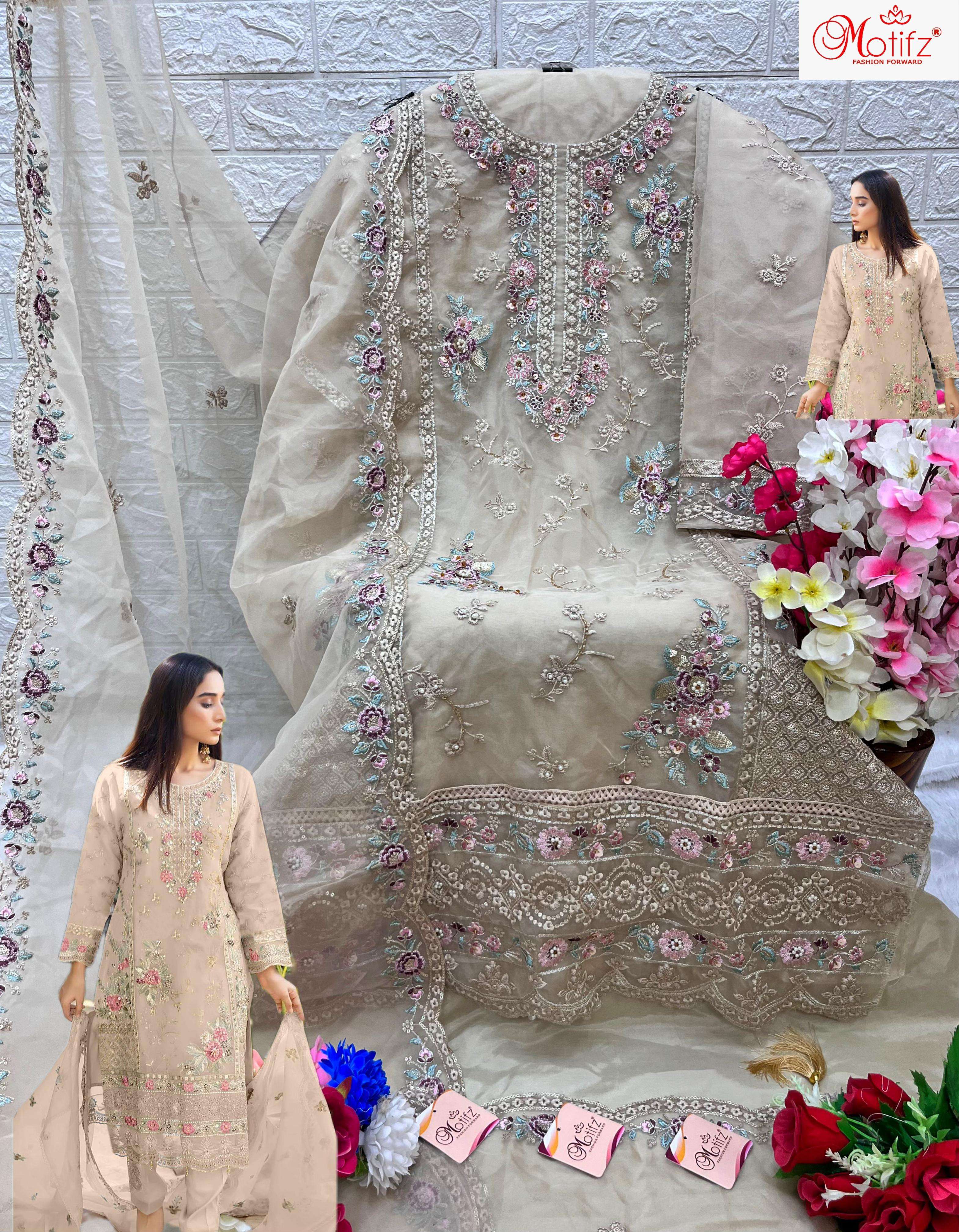 motifz 496 colour series latest wedding wear pakistani salwar kameez wholesaler price surat gujarat