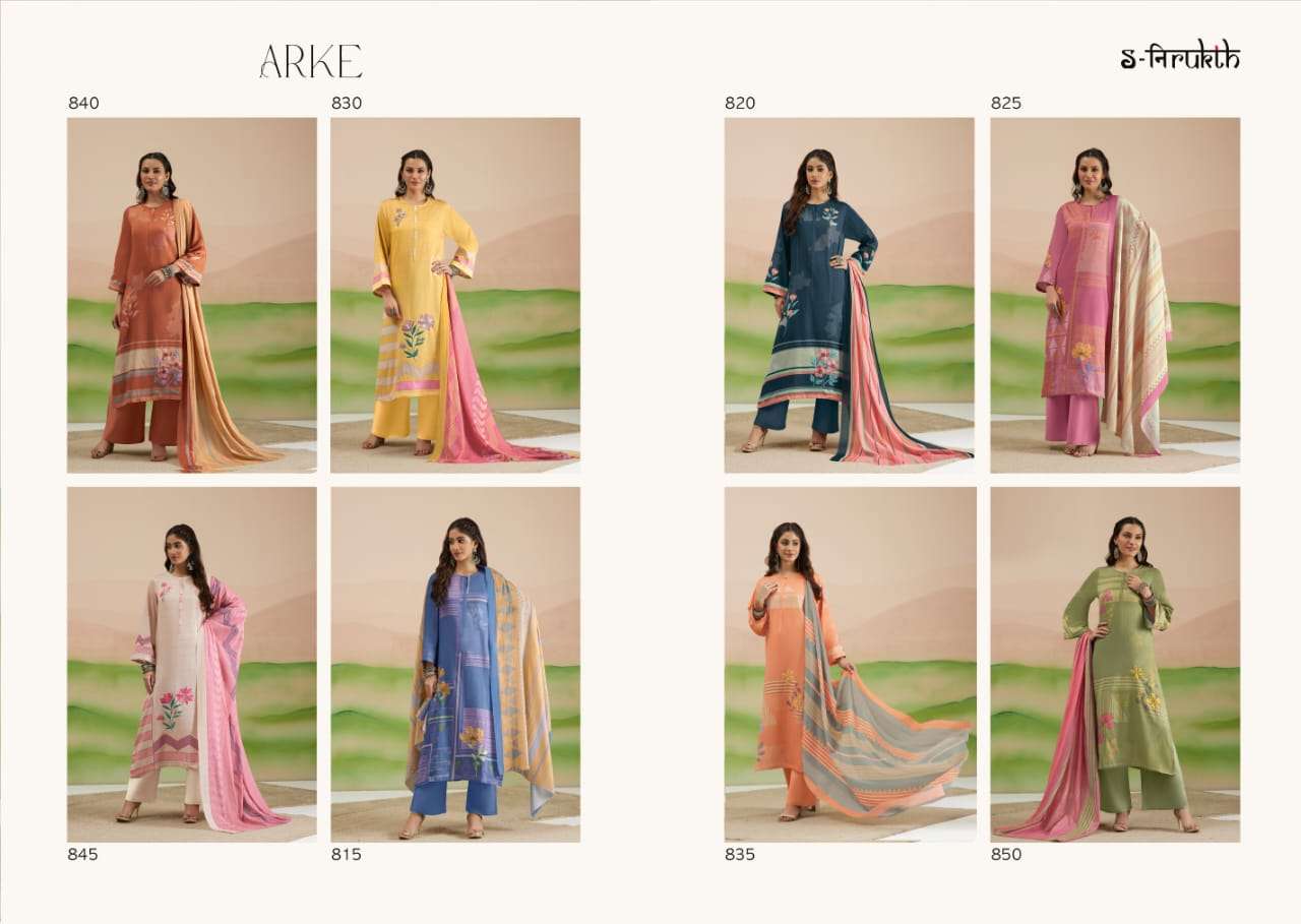 s-nirukth arke butti latest designer festive wear salwar kameez at wholesale rate surat gujarat
