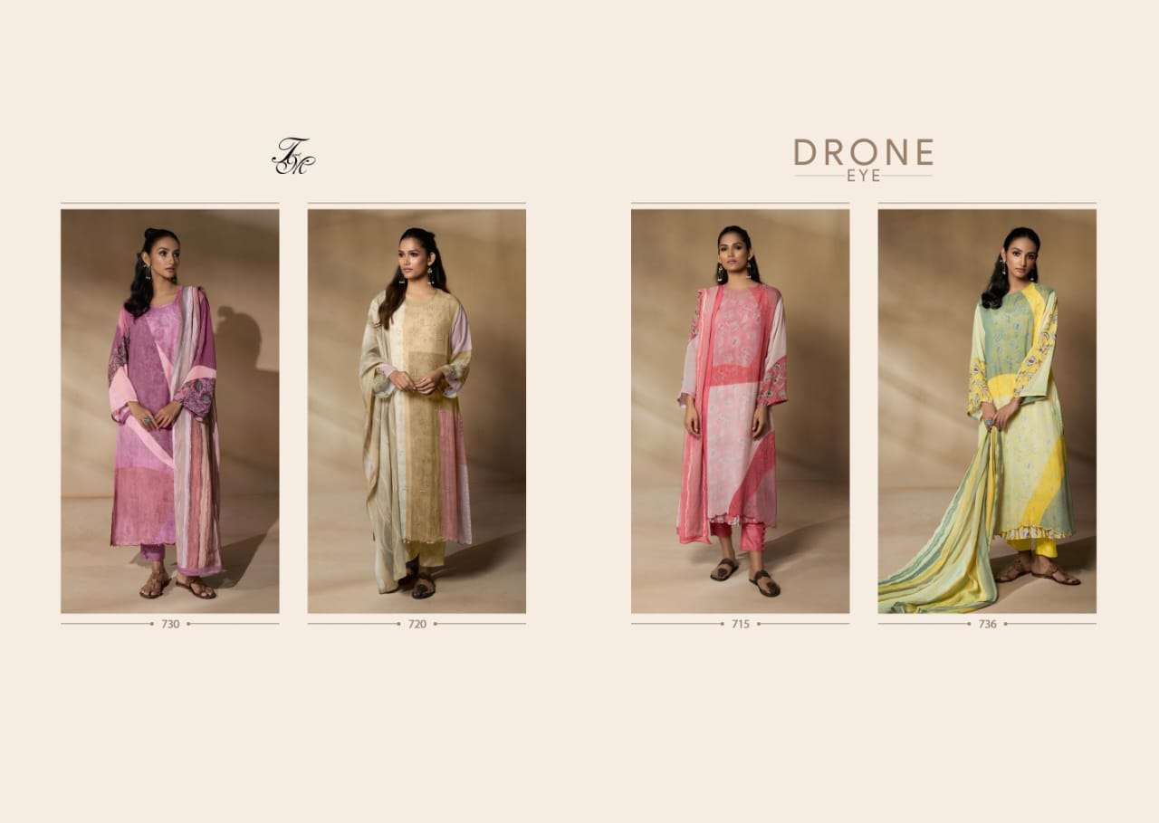 t&m drone eye latest designer pakistani colourful salwar kameez wholesaler surat gujarat