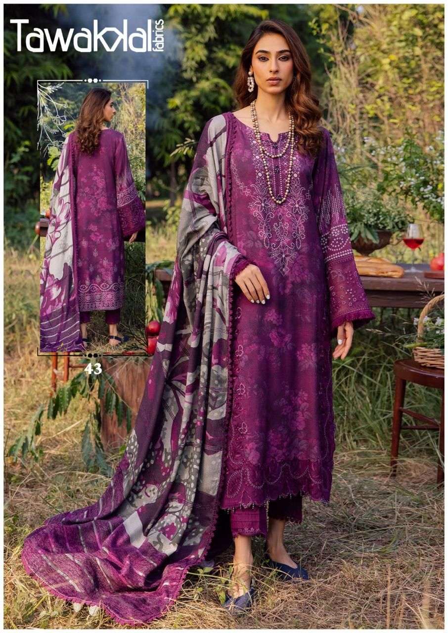 tawakkal mehroz luxury cotton collection vol-5 41-50 series designer pakistani salwar kameez wholesaler surat