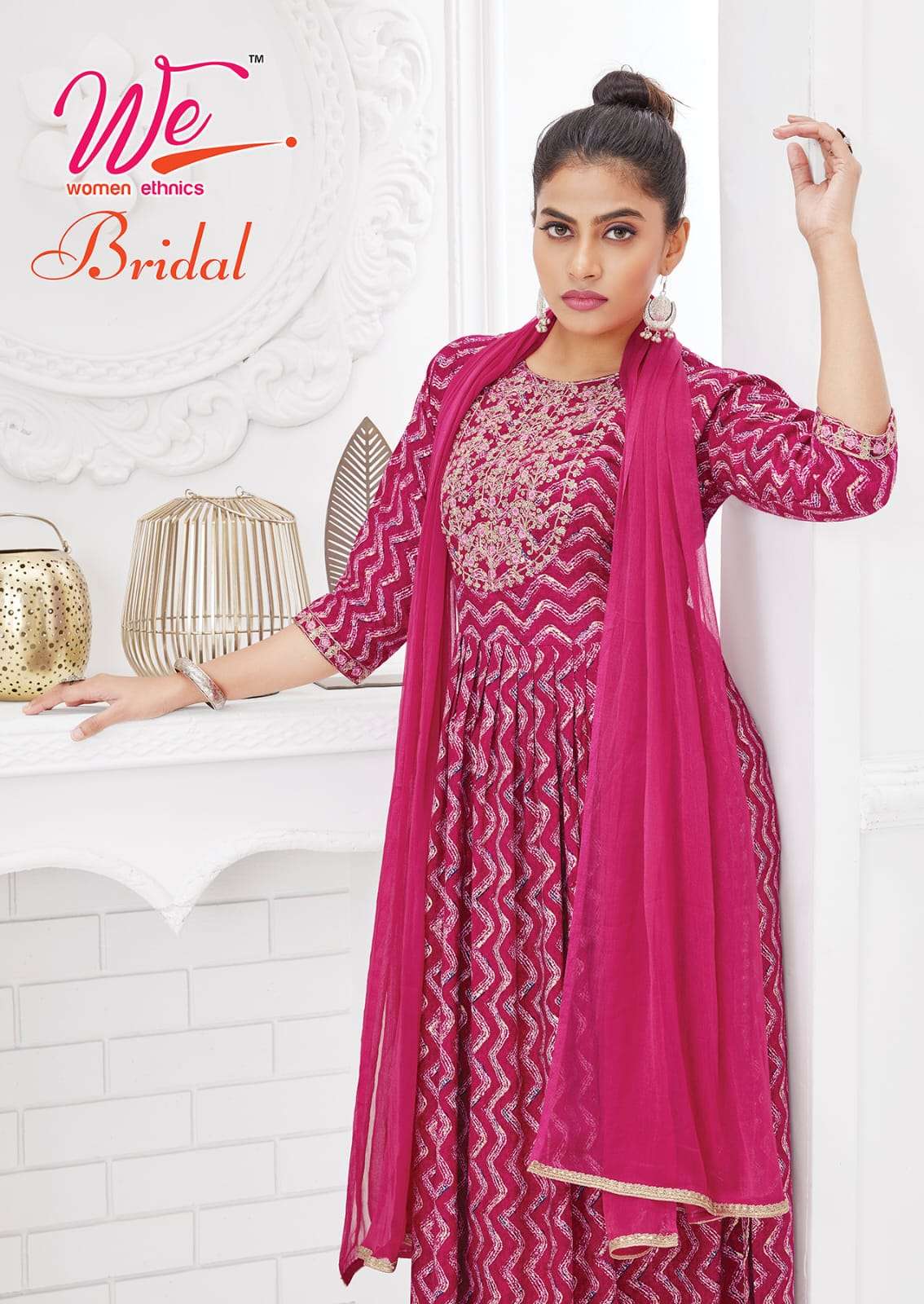 we fab bridal 4501-4508 series latest designer kurti set wholesaler surat gujarat