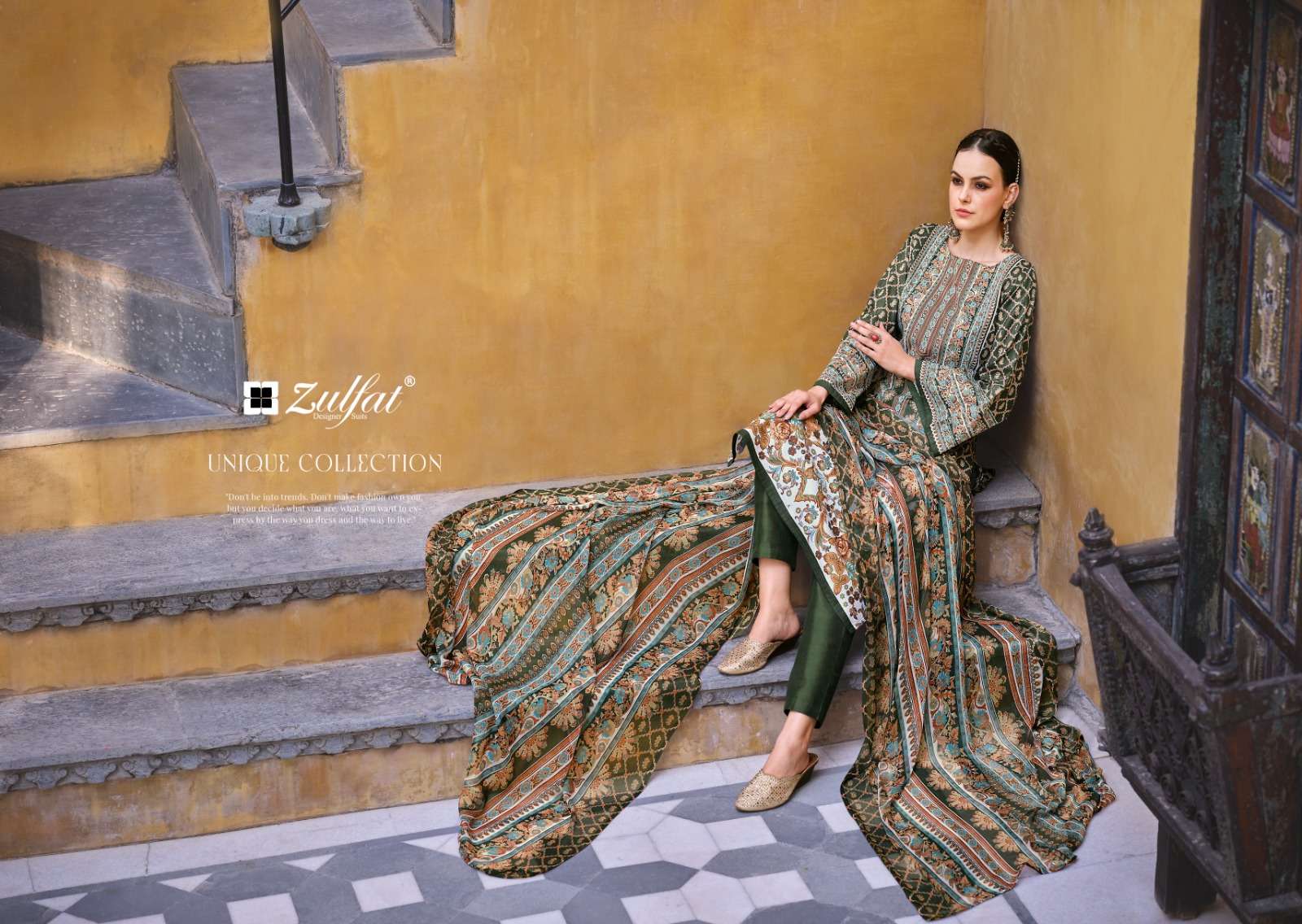 zulfat designer suits sabira latest wedding wear designer salwar kameez wholesaler surat gujarat