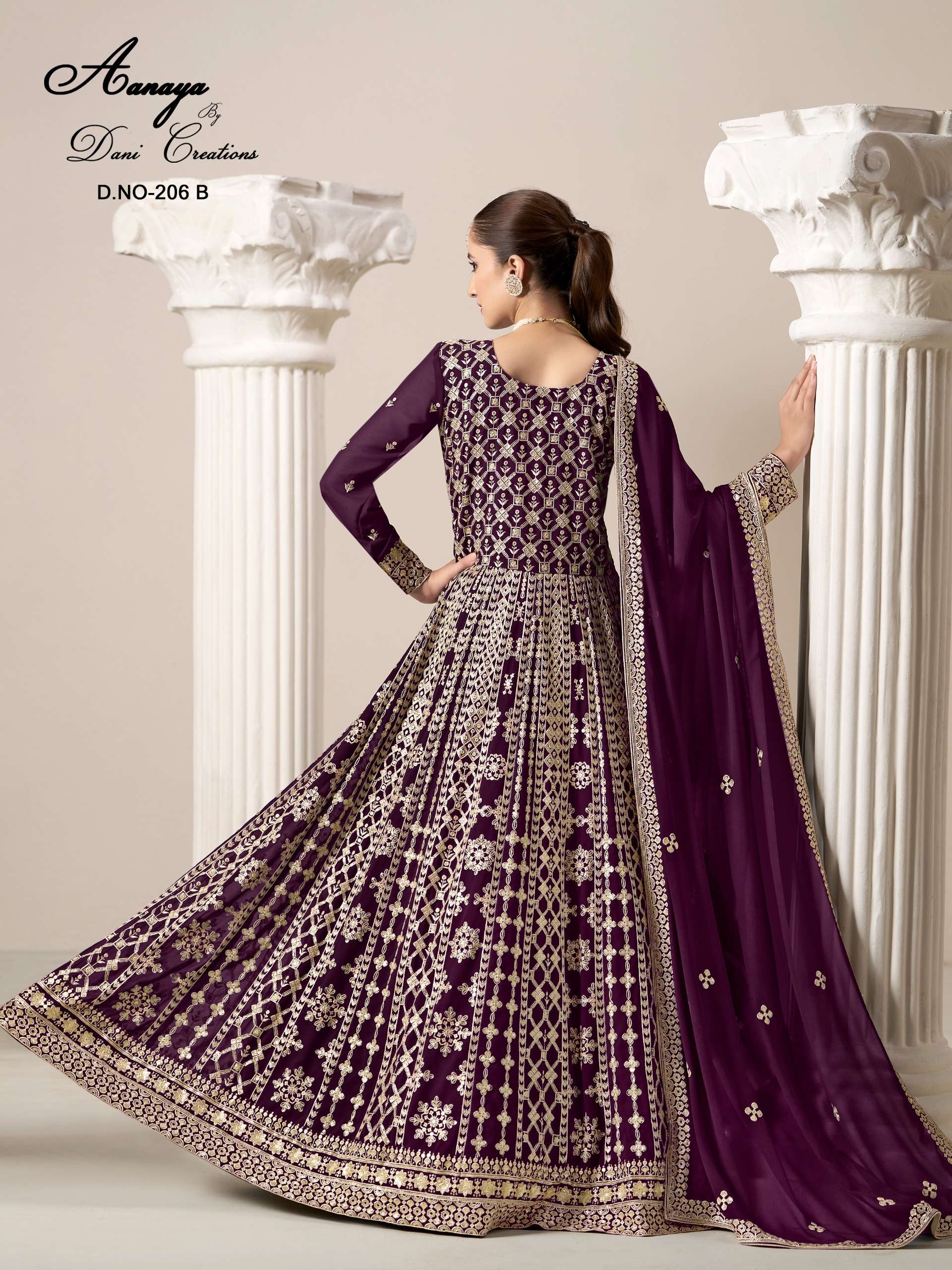 slim fit dress slacks ANAYA BY KIRAN CHAUDHRY FORMAL DRESS 05 – The Zaibai main image 1