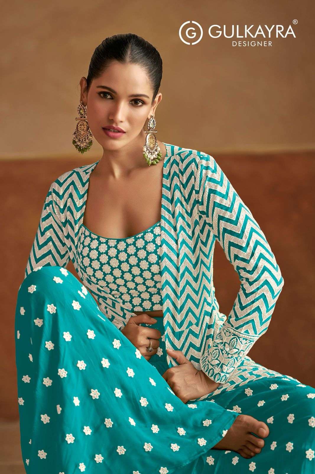gulkayra designer geetika 7503 series stylish look designer shrug party  wear dress catalogue online surat