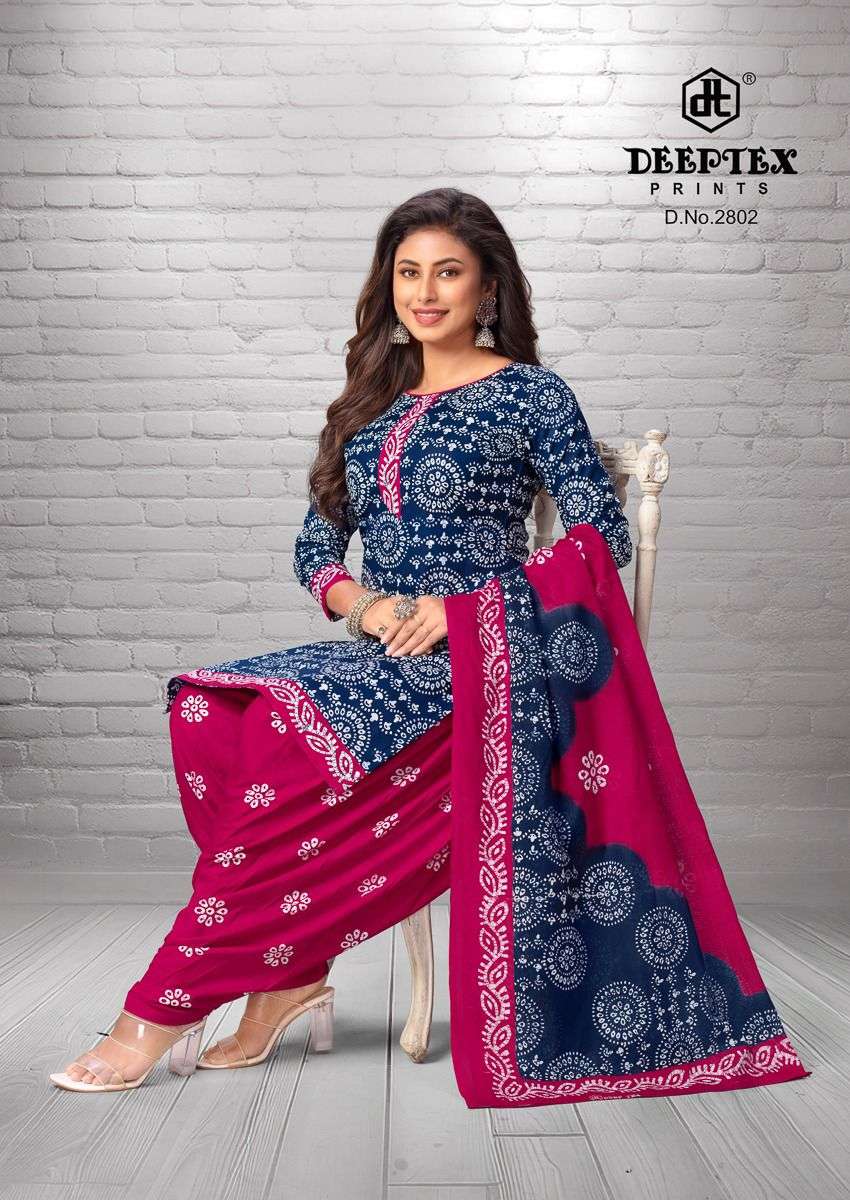 deeptex prints batik plus vol-28 2801-2810 series patiyala salwar