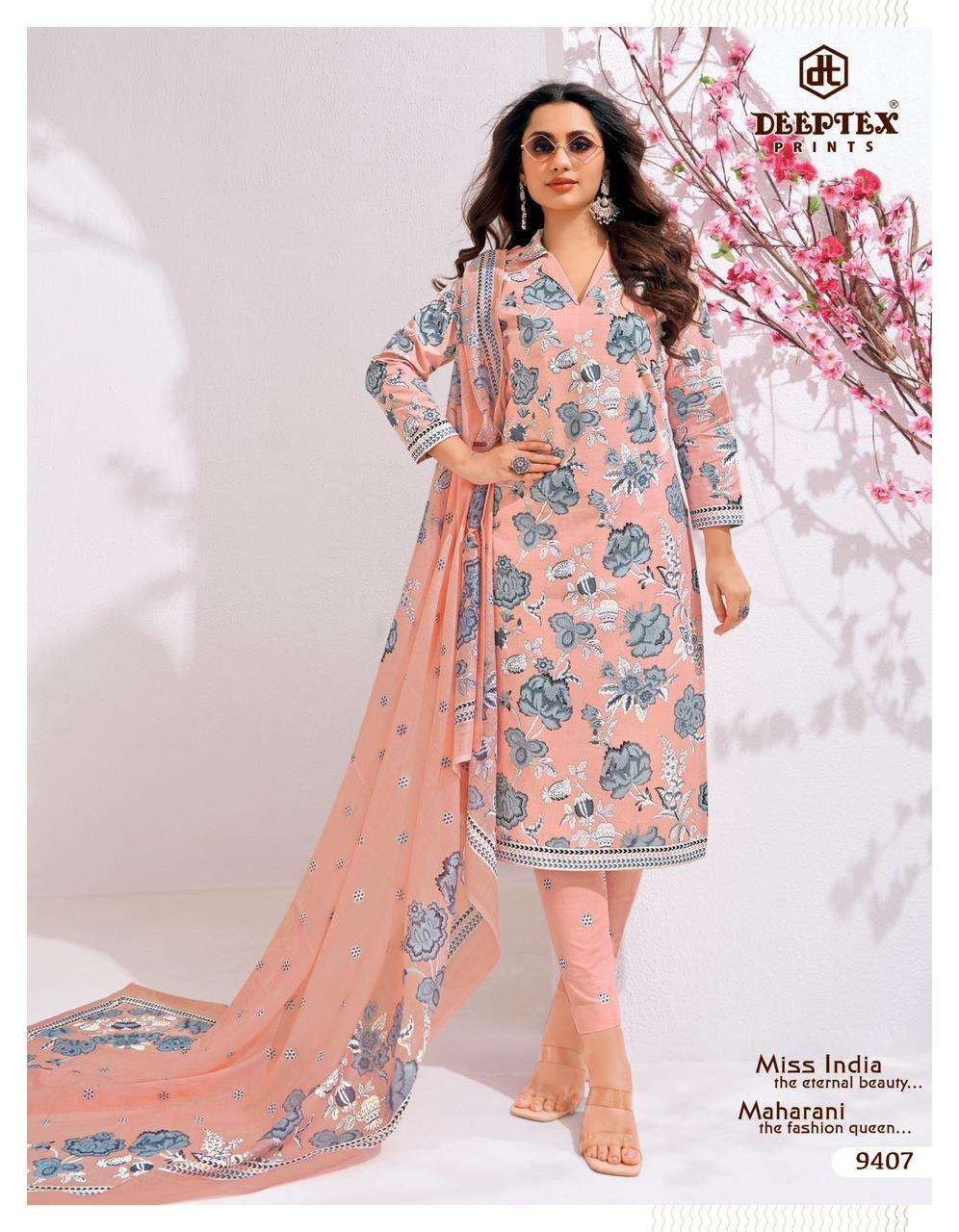 deeptex miss india vol-94 9401-9416 series cotton designer salwar
